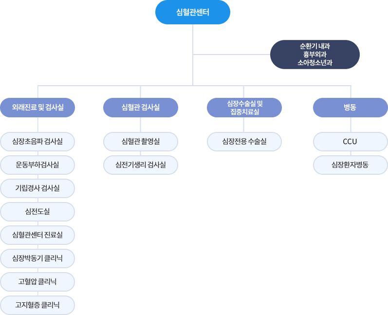 심혈관센터 조직도