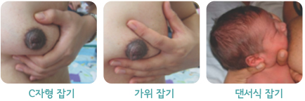 젖을 물리기 전에 유방을 지지합니다