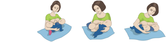 쌍둥이 수유 자세